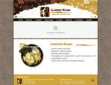 Tablet Screenshot of lamenkazu.com.br